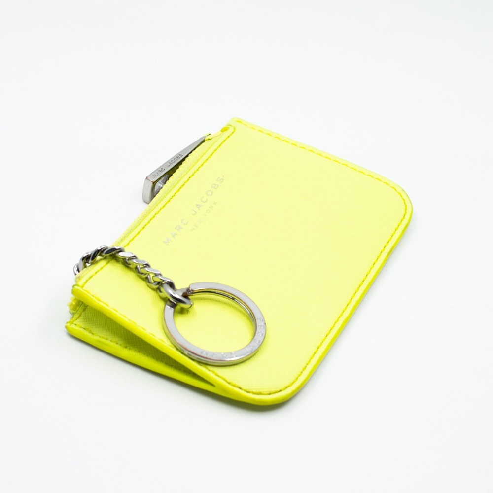 yellow marc jacobs wallet